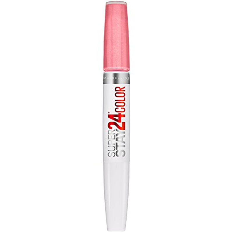 Bundle of Double Sided Eyebrow Eyelash Tweezers -, and Superstay 24 2-Step Liquid Lipstick Makeup, so Pearly Pink, 1 Ki, Pack of 1