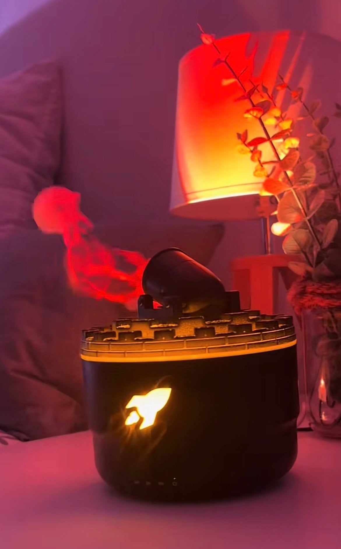 Flame Effect Cannon LED Humidifier