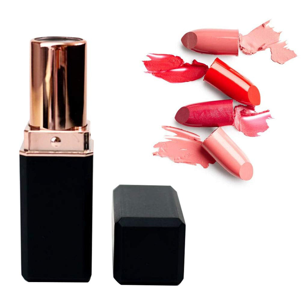 Lipstick Empty Tubes,10 Pcs Refillable Lip Balm Bottles DIY Lipstick Container for Self-Made Lipstick Containers Tubes